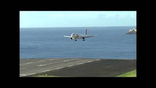 TAP Air Portugal Airbus A321 landing at Madeira Airport