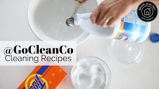 GoCleanCo Cleaning Recipes