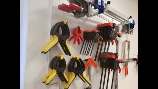 Workshop: Simple and Quick Clamps organization // Clamps Storage