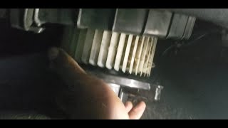 Mitsubishi Eclipse blower fan removal