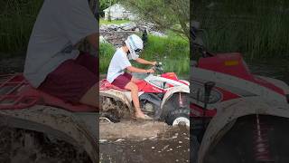 Will the four wheeler sink? #shorts