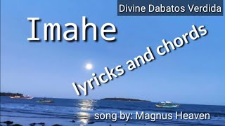 Imahe lyricks and chords