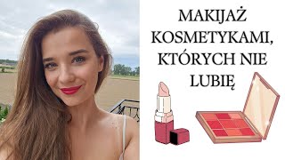 MAKIJAŻ KOSMETYKAMI, KTÓRYCH NIE LUBIĘ💄#uszykujsięzemną #pogadanka #kolorówka #grwm