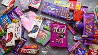 100 of chocolates, surprise toys, chocolate opening video, lots of chocolates,Cadbury celebration