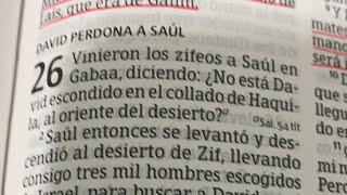 1 Samuel 26-27 (David perdona a Saúl)Y Romanos 5 (Resultados de la Justificación)