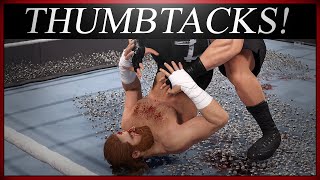 WWE 2K24 New Thumbtacks Mod Gameplay!