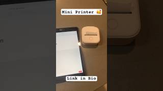 Mini printer. Link in Bio #miniprinter #business #viral #tiktokmademebuyit #shorts