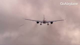 Airplane Battling Record-Breaking High Winds!