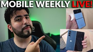 #MobileWeekly Live Ep395 - First Real World Images of Galaxy Fold 4 & Galaxy Flip 4 plus more