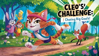 Cleo's Challenge: Chasing Big Goals. Animated Story for Kids.