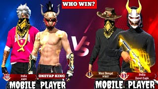 INDIA AWM AND ONETAP KING VS INDIA DESERT KING COSTUME GAMEPLAY | WHO WILL WIN 🤔🤔| GARENA FREE FIRE