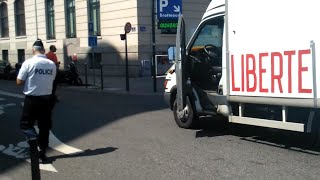 Manif anti pass sanitaire du 14 Août 2021 à Lyon