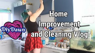 Home improvements and cleaning vlog | Cleaning motivation | Clean with me | DiyDawn