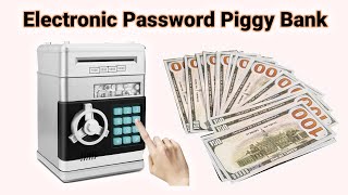 Electronic Password Piggy Bank, Money Saver, Great Gifts and Money Keeper with Password, MOney Vault