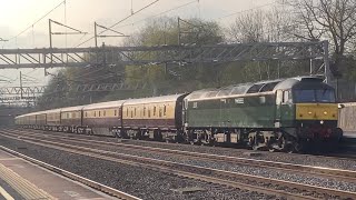 WCR 47815 and 57316 ECS move then Avanti Pendolino 390009 passes! (22/3/2022)