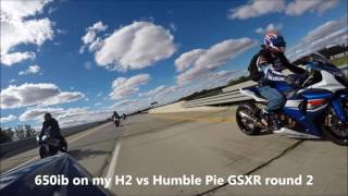 The Gixxer That Could vs HP4, vs RSV4, vs H2, and Random Races