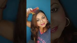 Combing Hair Before Bed.....#asmr #sleep #tingles #shorts  (use head phone for better sound )