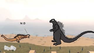 Kamata-kun vs heisei Godzilla ( Kaiju universe animation )