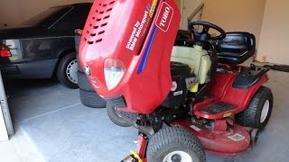 DIY Greasing Lawnmower Front points & steering bushings replacement