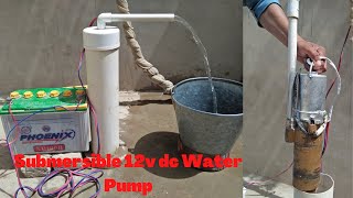 How To Make Dc 12v Solar Submersible Water Pump and Install Solar Pump