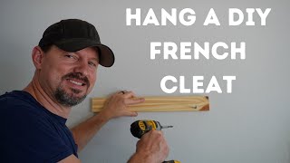 How to mount a DIY integrated French Cleat