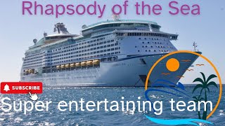 Rhapsody of the sea farewell party after Caribbean cruise