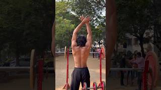 Indian 🇮🇳natural athlete 😱#publicreaction #shirtless #gym #bodybuilder