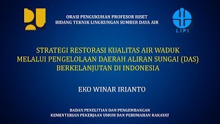 Orasi Pengukuhan Profesor Riset Balitbang PUPR