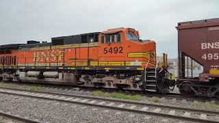 tren granelero, BNSF  y canadian national