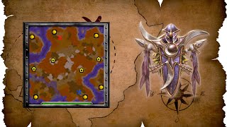 WarCraft III Reforged. Ogrogeddon. Easy AI 50%. NE vs. Undead