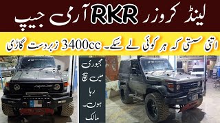 Land Cruiser RKR Army Car in Pakistan - Army Auction Cars in Pakistan - A1 Condition - Madni Tahir