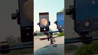 Moon zoom Test Galaxy s22 ultra vs iphone 13pro😱 #shorts #s22ultra #iphone13promax #shortsfeed