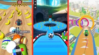 GOING BALL LEVEL 516 V's SKY ROLLING BALL 3D ACTION BALL 🏀 Speedrun Gameplay🚴android mobile games