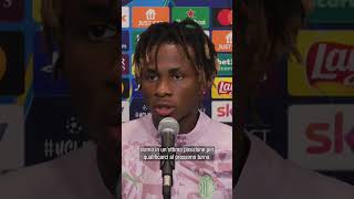 Chukwueze after #MilanBrugge 🗣️ | #Shorts