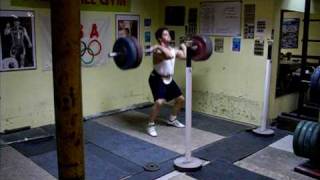 Power Clean 120kg (264 lbs) x 3 (fl/bk/fl) .AVI