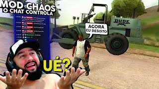 O CJ SAIU ANDANDO SOZINHO NO MEIO DO NADA kkkkkkjj - GTA SA: CHAOS MOD [PARTE 39]