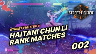 SF6 → Haitani (Chun Li) Rank Matches #002