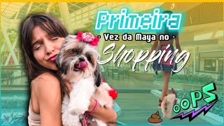 ESSA FOI A PRIMEIRA VEZ DA MAYA NO SHOPPING e ela já fez isso …