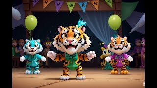 Friendly Ghost Tiger Song | The Friendly Ghost Tiger's Spooky Dance