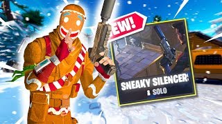 *NEW* SNEAKY SILENCERS LTM! - Fortnite battle royale **Silenced SMG is back**