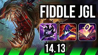 FIDDLESTICKS vs ELISE (JGL) | 10/0/4, Legendary, 800+ games | EUW Master | 14.13