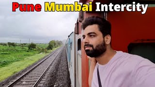 **12128 Pune - Mumbai Intercity** #indianrailways #trainjourney