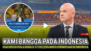 🔴KABAR GEMBIRA TIMNAS❗SETELAH DIPILIH JADI TUAN RUMAH,FIFA MINTA INI KE INDONESIA | berita timnas