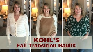 Kohl's Fall Transition Haul And Try On!!