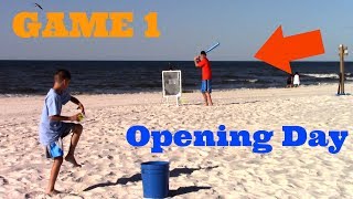 Game 1 Opening Day *BEACH GAME* | NEA Blitzball