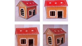 cardboard house ll how to make a  cardboard house# cardboard home making idea#