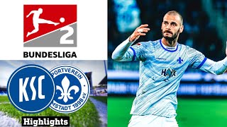 Karlsruher vs Darmstadt (3-3) Highlights | 2. bundesliga 2024 | karlsruher sc vs sv darmstadt 98