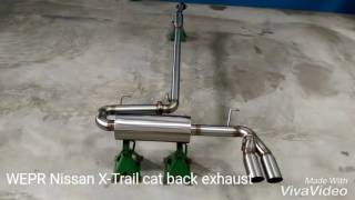 Nissan Xtrail sport cat back exhaust