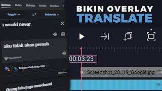 TUTORIAL BIKIN OVERLAY TRANSLATE GAMPANG BANGET!! ALIGHT MOTION TUTORIAL