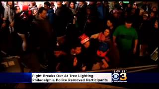 Caught On Tape  Fight Breaks Out At Love Park Tree Lighting «